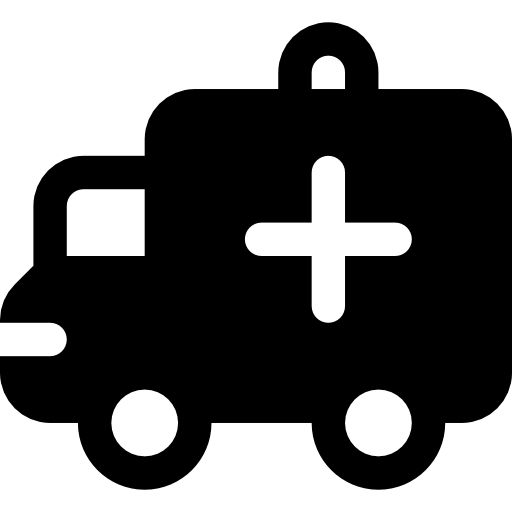 ambulancia Basic Rounded Filled icono