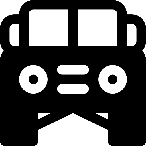 tractor Basic Rounded Filled icono