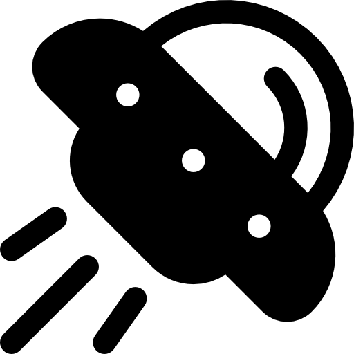 ufo Basic Rounded Filled icon