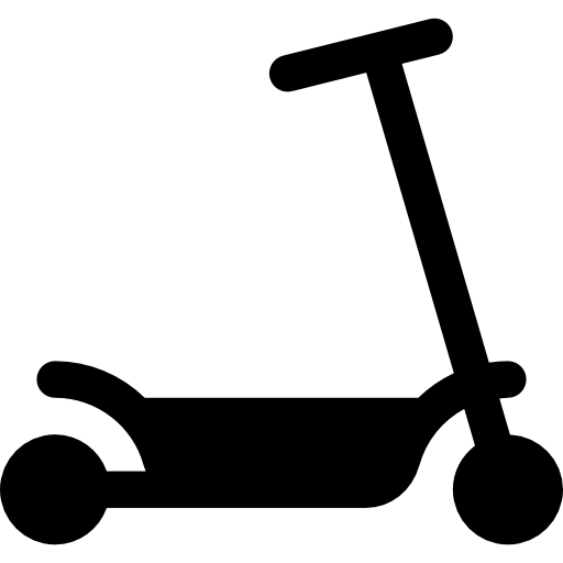 scooter Basic Rounded Filled icono
