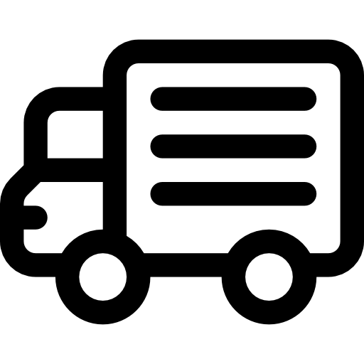 ciężarówka Basic Rounded Lineal ikona