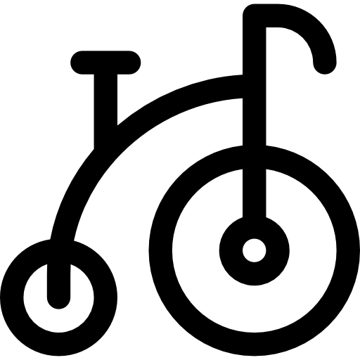 fahrrad Basic Rounded Lineal icon