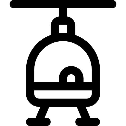 hubschrauber Basic Rounded Lineal icon