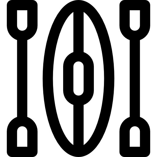 カヤック Basic Rounded Lineal icon