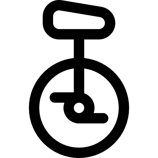 一輪車 Basic Rounded Lineal icon