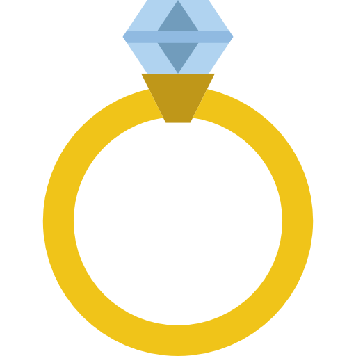anillo de compromiso Basic Miscellany Flat icono