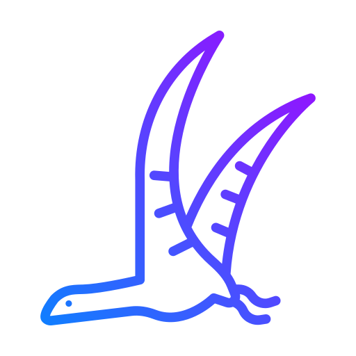 pterodáctilo Generic Gradient icono