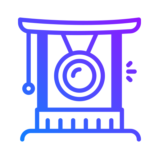Gong Generic Gradient icon