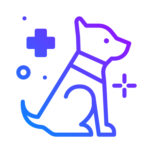 介助犬 Generic Gradient icon