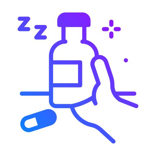 pastillas para dormir Generic Gradient icono