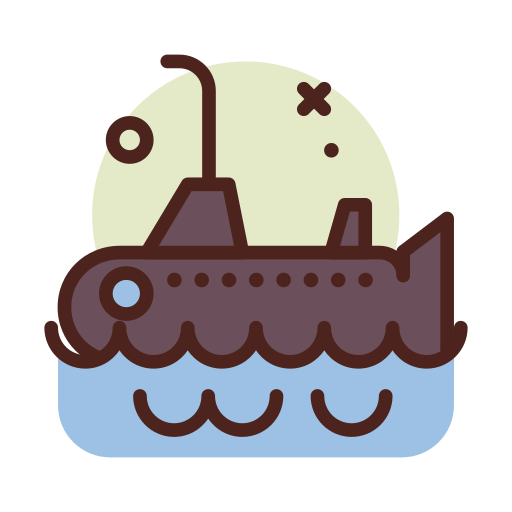 Подводная лодка Darius Dan Lineal Color иконка
