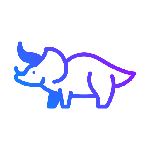 triceratops Generic Gradient icono