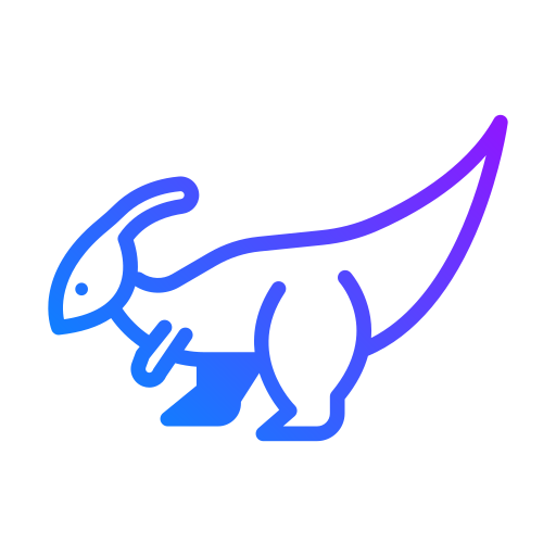 dinosaurio Generic Gradient icono