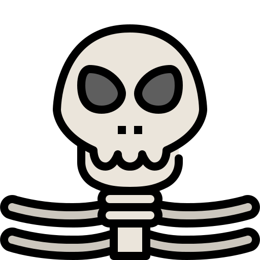 skelet Generic Outline Color icoon