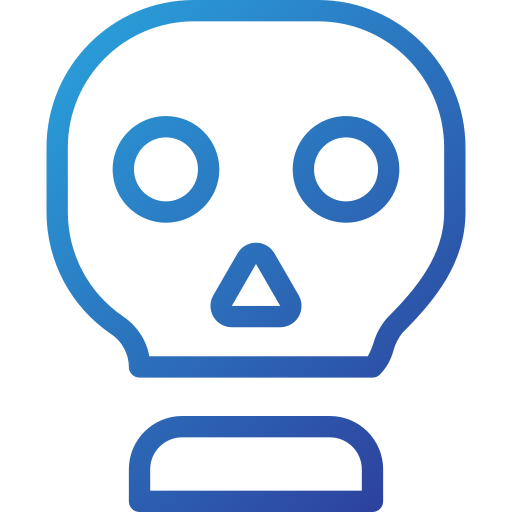 Skull Generic Gradient icon