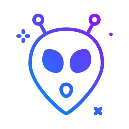 외계인 Generic Gradient icon