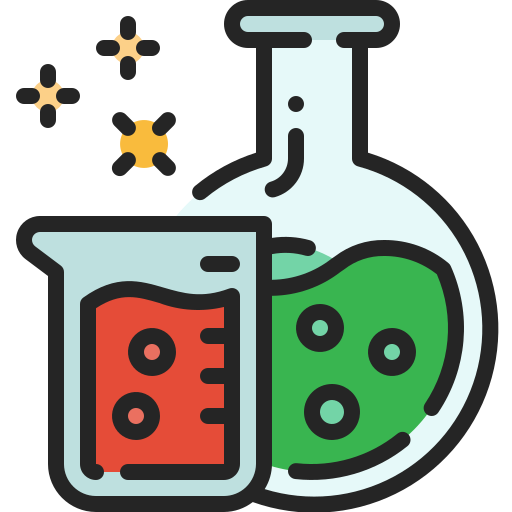 química Generic Outline Color Ícone