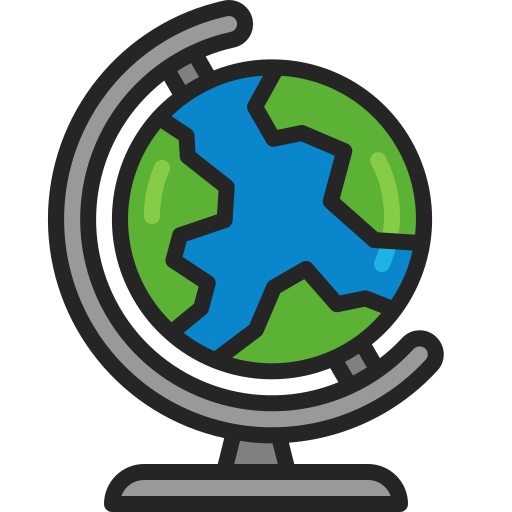 Earth globe Generic Outline Color icon