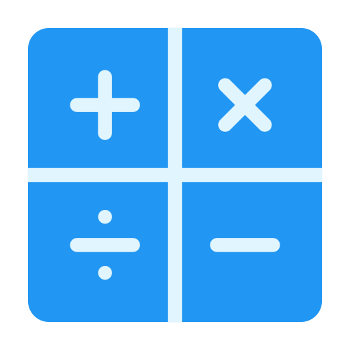 計算する Generic Blue icon