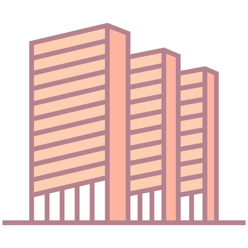 건물 Generic Outline Color icon