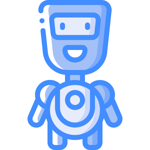 Robot Basic Miscellany Blue icon