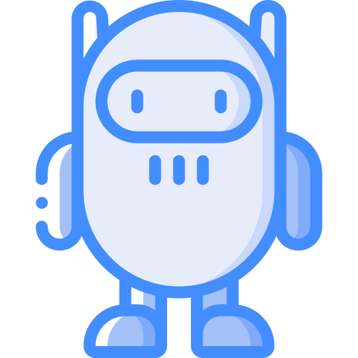 roboter Basic Miscellany Blue icon