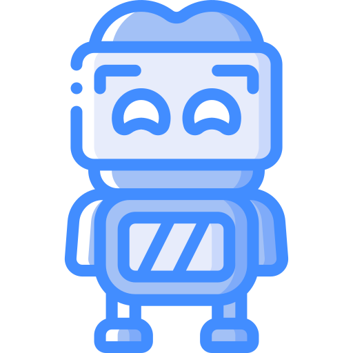 Robot Basic Miscellany Blue icon