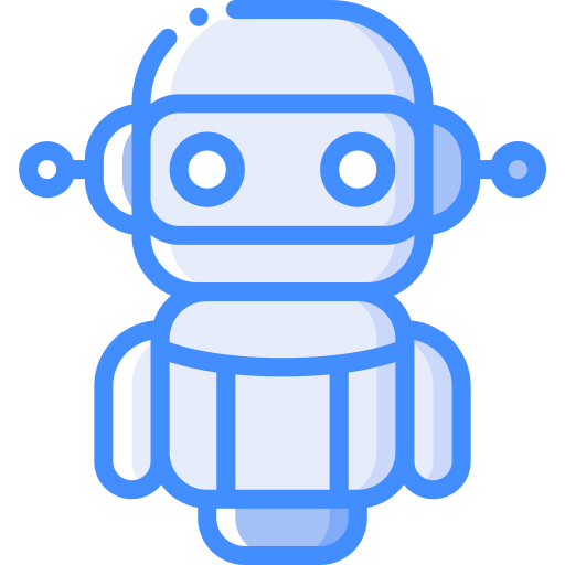 robot Basic Miscellany Blue icono