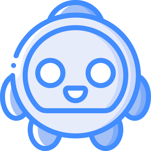 Robot Basic Miscellany Blue icon