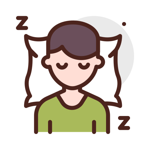 Sleep Darius Dan Lineal Color icon