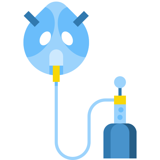 mascara de oxigeno Generic Flat icono
