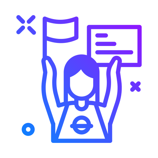 女性参政権 Generic Gradient icon