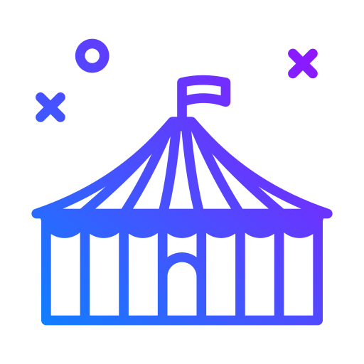 Circus tent Generic Gradient icon
