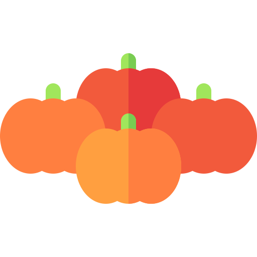 Pumpkins Basic Rounded Flat icon