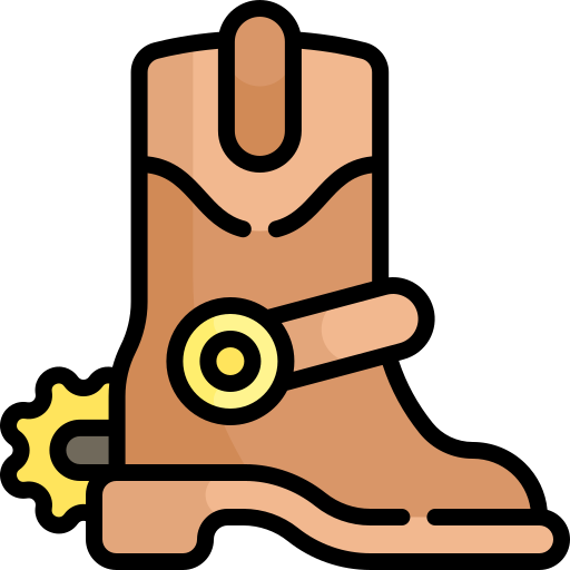 ブーツ Kawaii Lineal color icon