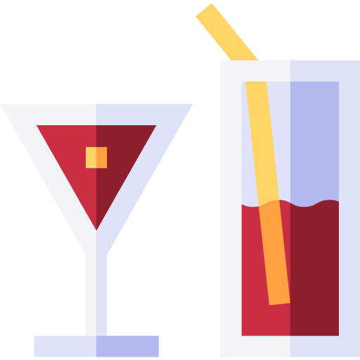 bebidas Basic Straight Flat icono
