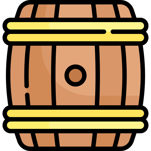 Barrel Kawaii Lineal color icon