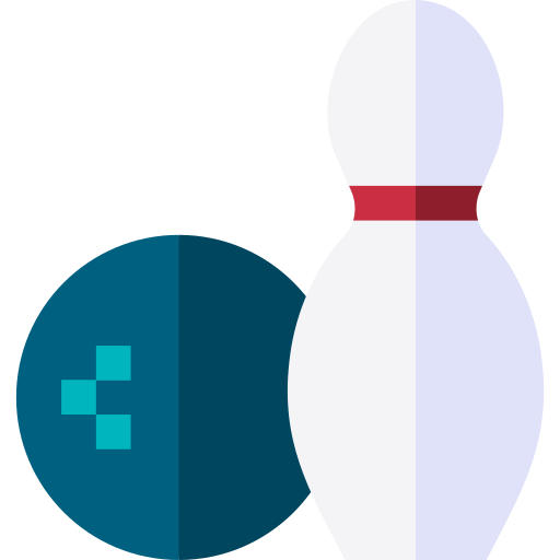 bowling Basic Straight Flat icon