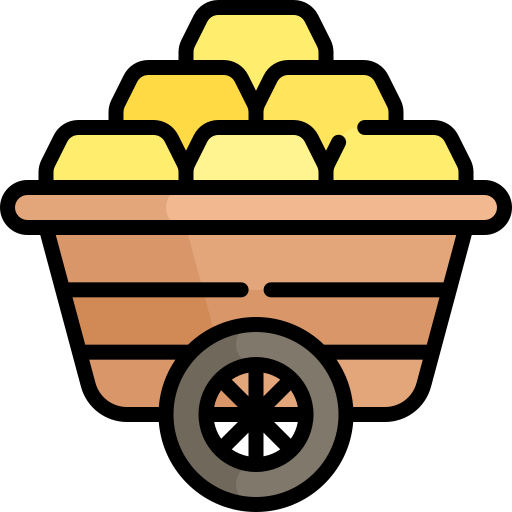 Cart Kawaii Lineal color icon
