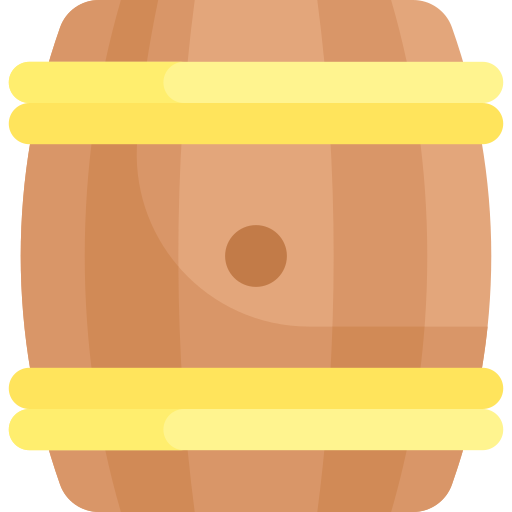 Barrel Kawaii Flat icon