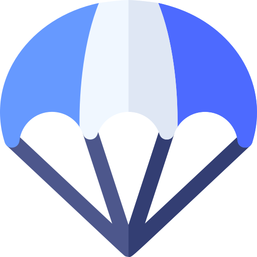 fallschirm Basic Rounded Flat icon