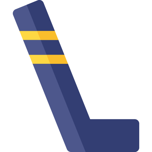 Hockey stick Basic Rounded Flat icon