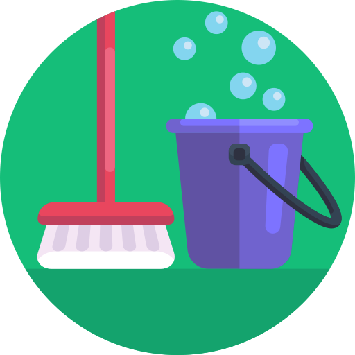 掃除道具 Generic Circular icon