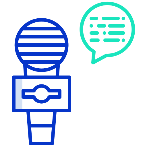Microphone Icongeek26 Outline Colour icon