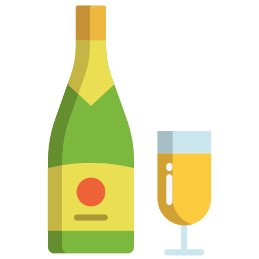 szampan Icongeek26 Flat ikona