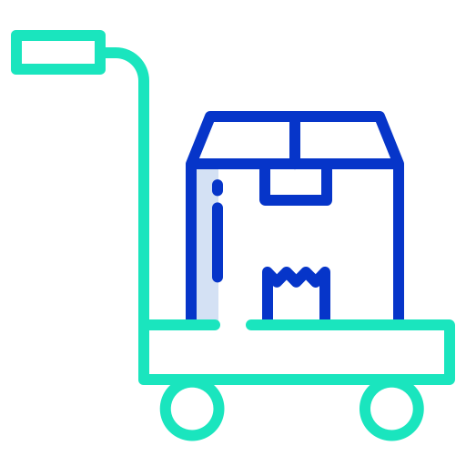 Trolley Icongeek26 Outline Colour icon