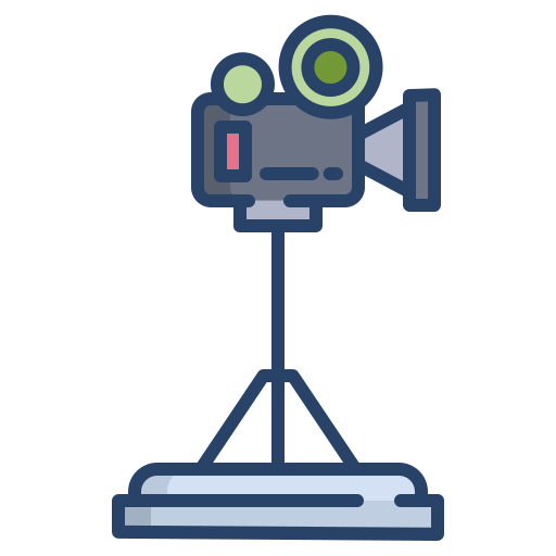 Video camera Icongeek26 Linear Colour icon