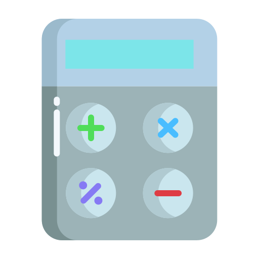 Calculator Icongeek26 Flat icon