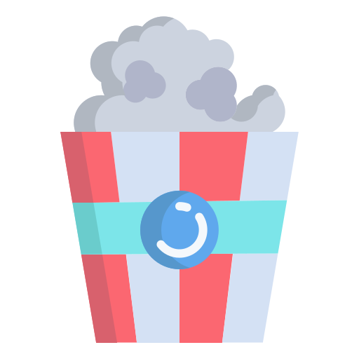 popcorn Icongeek26 Flat icoon