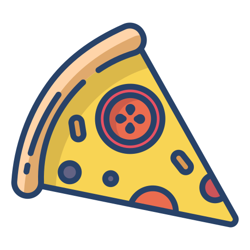 pizza punt Icongeek26 Linear Colour icoon